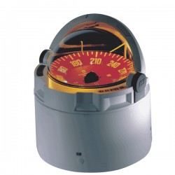 Plastimo Olympic 135 Binnacle Mount Compass - White Body, Red Flat Card (65532) Plastimo Olympic 135 Binnacle Mount Compass - White Body, Red Flat Card (65532)