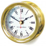 Royal Mariner Capstan Clock - Solid Brass Royal Mariner Capstan Clock - Solid Brass