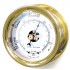 Royal Mariner Capstan Barometer - Solid Brass