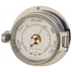 Royal Mariner Channel Latch Barometer - Polished Chrome Royal Mariner Channel Latch Barometer - Polished Chrome