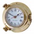 Royal Mariner Porthole Clock - Small, Solid Brass