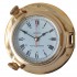 Royal Mariner Porthole Clock - Medium, Solid Brass