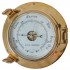 Royal Mariner Porthole Barometer - Large, Solid Brass
