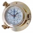 Royal Mariner Porthole Tide Clock - Small, Solid Brass