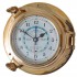 Royal Mariner Porthole Tide Clock - Medium, Solid Brass