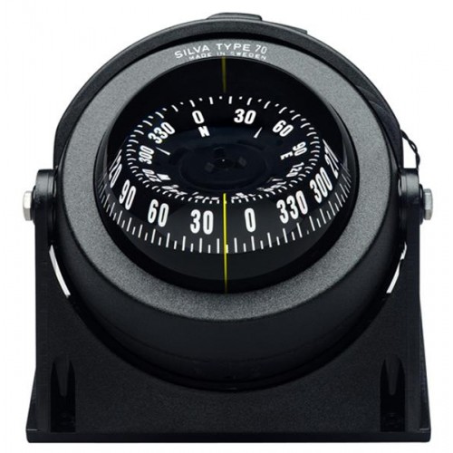 Silva 70NBC Bracket Mount Compass - Black Body, Black Conical Card (37168-0151)
