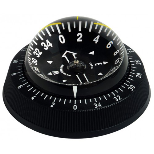 Silva 85 Regatta Flush Mount Compass - Black, Flat Card (37171-0001) Silva 85 Regatta Flush Mount Compass - Black, Flat Card (37171-0001)