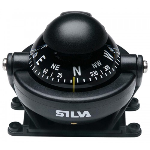 Silva 58 Star Bracket Mount Compass - Black Body, Black Conical Card (35730-0751) Silva 58 Star Bracket Mount Compass - Black Body, Black Conical Card (35730-0751)