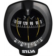 Silva 102B/H Bulkhead Mount Compass - Black Body, Black Conical Card (37198-0011)