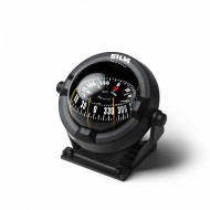 Silva 100BC Bracket Mount Compass - Black Body, Black Conical Card (37177-0151)