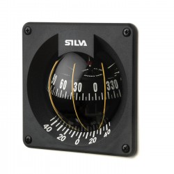Silva 100B/H Bulkhead Mount Compass - Black Body, Black Conical Card (37183-0011) Silva 100B/H Bulkhead Mount Compass - Black Body, Black Conical Card (37183-0011)