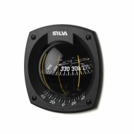Silva 125B/H Pacific Bulkhead Mount Compass - Black Body, Black Conical Card (37192-0011)