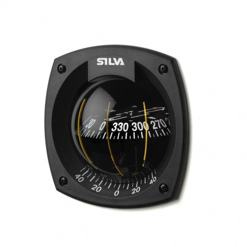 Silva 125B/H Pacific Bulkhead Mount Compass - Black Body, Black Conical Card (37192-0011) Silva 125B/H Pacific Bulkhead Mount Compass - Black Body, Black Conical Card (37192-0011)