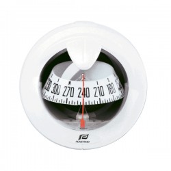 Plastimo Offshore 75 Bulkhead/Dash Mount Compass - White Body, White Conical Card (63860) Plastimo Offshore 75 Bulkhead/Dash Mount Compass - White Body, White Conical Card (63860)
