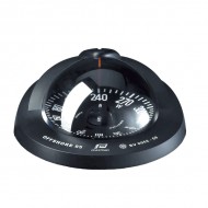 Plastimo Offshore 95 Flush Mount Compass - Black Body, Black Flat Card (65732)