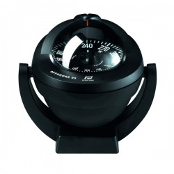 Plastimo Offshore 95 Bracket Mount Compass - Black Body, Black Flat Card (65734) Plastimo Offshore 95 Bracket Mount Compass - Black Body, Black Flat Card (65734)
