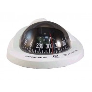 Plastimo Offshore 95 Flush Mount Compass - White Body, Black Conical Card (65737)