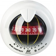 Plastimo Mini-Contest Bulkhead Mount Compass - White Body, Red Conical Card (65743) Plastimo Mini-Contest Bulkhead Mount Compass - White Body, Red Conical Card (65743)