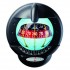 Plastimo Contest 101 Bulkhead Compass for 10-25 Degree Slope - Black Body, Red Conical Card (64418)