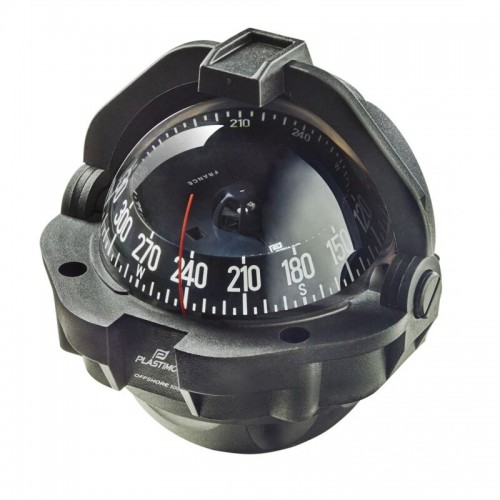 Plastimo Offshore 105 Flush Mount Compass - Black Body, Black Conical Card (65001) Plastimo Offshore 105 Flush Mount Compass - Black Body, Black Conical Card (65001)