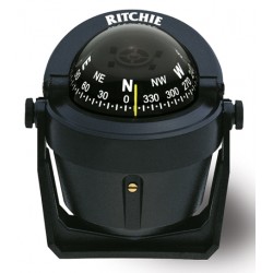 Ritchie Explorer Bracket Mount Compass - Black Body, Black Conical Card (B51) Ritchie Explorer Bracket Mount Compass - Black Body, Black Conical Card (B51)