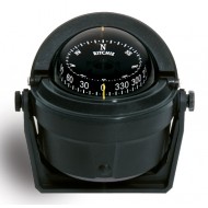 Ritchie Voyager Bracket Mount Compass - Black Body, Black Cylindrical Card (B81-WM)