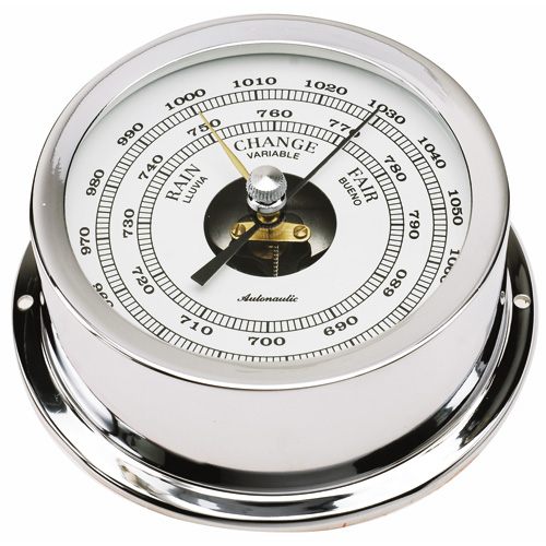 Autonautic Atlantic 95 Barometer - Chrome Plated Autonautic Atlantic 95 Barometer - Chrome Plated