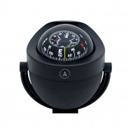 Autonautic C12 Bracket Mount Compass - Black Body, Black Conical Card (C12-002)