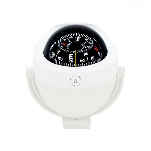 Autonautic C12 Bracket Mount Compass - White Body, Black Conical Card (C12-005) Autonautic C12 Bracket Mount Compass - White Body, Black Conical Card (C12-005)
