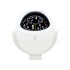 Autonautic C12 Bracket Mount Compass - White Body, Black Conical Card (C12-005)