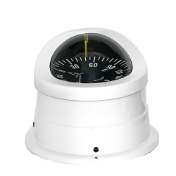 Autonautic C15 Binnacle Mount Compass - White Body, Black Flat Card (C15-0050) Autonautic C15 Binnacle Mount Compass - White Body, Black Flat Card (C15-0050)