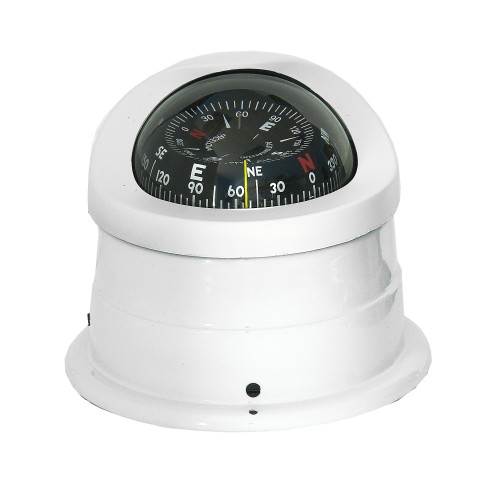 Autonautic C15 Binnacle Mount Compass - White Body, Black Conical Card (C15-0052)