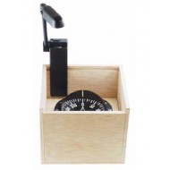 Autonautic C4 Emergency Compass in Wooden Box - Black Flat Card (C4-00108) Autonautic C4 Emergency Compass in Wooden Box - Black Flat Card (C4-00108)