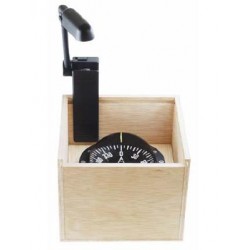 Autonautic C4 Emergency Compass in Wooden Box - Black Flat Card (C4-00108) Autonautic C4 Emergency Compass in Wooden Box - Black Flat Card (C4-00108)