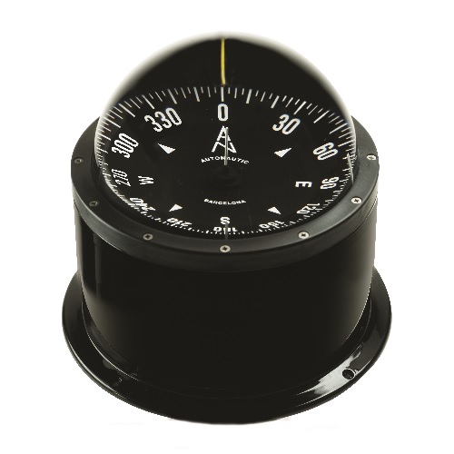 Autonautic CHE Binnacle Mount Compass - Black Body, Black Flat Card (CHE-0073)
