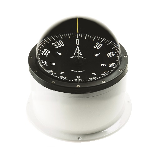 Autonautic CHE Binnacle Mount Compass - White Body, Black Flat Card (CHE-0074) Autonautic CHE Binnacle Mount Compass - White Body, Black Flat Card (CHE-0074)