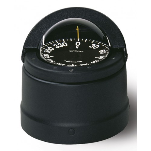 Ritchie Navigator Binnacle Mount Compass - Black Body, Black Flat Card (DNB200) Ritchie Navigator Binnacle Mount Compass - Black Body, Black Flat Card (DNB200)