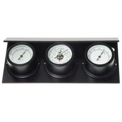 Autonautic Minor 72 Weather Station - Black, Barometer, Thermometer and Hygrometer Autonautic Minor 72 Weather Station - Black, Barometer, Thermometer and Hygrometer