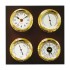 Autonautic Atlantic 95 Weather Station - Gold Plated, 4 Instruments, Square Plinth