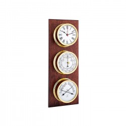 Autonautic Pacific 120 Weather Station - Gold Plated, Clock, Barometer and Comfortmeter Autonautic Pacific 120 Weather Station - Gold Plated, Clock, Barometer and Comfortmeter