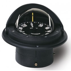 Ritchie Voyager Flush Mount Compass - Black Body, Black Flat Card (F82) Ritchie Voyager Flush Mount Compass - Black Body, Black Flat Card (F82)