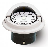 Ritchie Voyager Flush Mount Compass - White Body, White Flat Card (F82W)