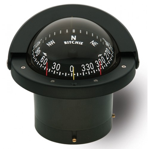 Ritchie Navigator Flush Mount Compass - Black Body, Black Conical Card (FN203) Ritchie Navigator Flush Mount Compass - Black Body, Black Conical Card (FN203)