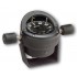 Ritchie Helmsman Bracket Mount Compass for Steel Hulls - Black Body, Black Flat Card (HB845)