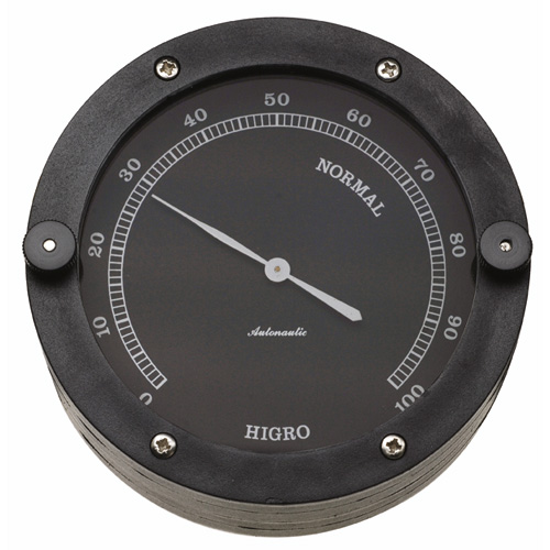 Autonautic Baltic 110 Hygrometer - Black Polyamide, 100mm Dial Autonautic Baltic 110 Hygrometer - Black Polyamide, 100mm Dial