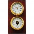 Autonautic Pacific 120 Clock and Barometer Station - Gold Plated, Vertical Plinth