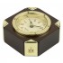 Nauticalia Clock Paperweight with Gold Plated Corners