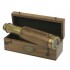 Nauticalia Explorer Telescope - Brass and Leather in Wooden Box