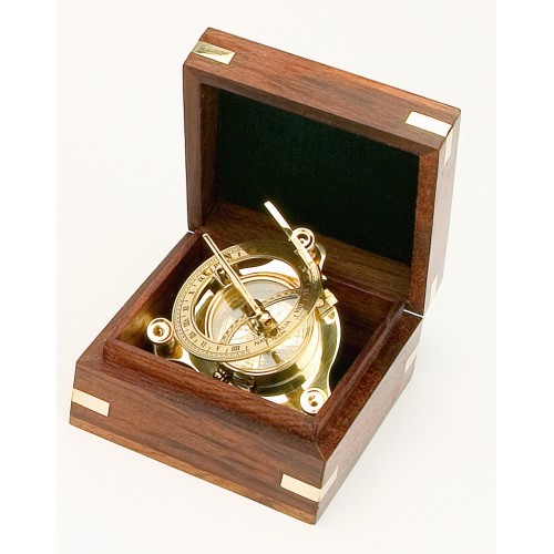 Nauticalia Miniature Portable Dollond Sundial Nauticalia Miniature Portable Dollond Sundial