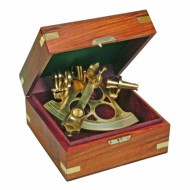Nauticalia Captain Campbell Vernier Sextant - Brass Replica in Box Nauticalia Captain Campbell Vernier Sextant - Brass Replica in Box